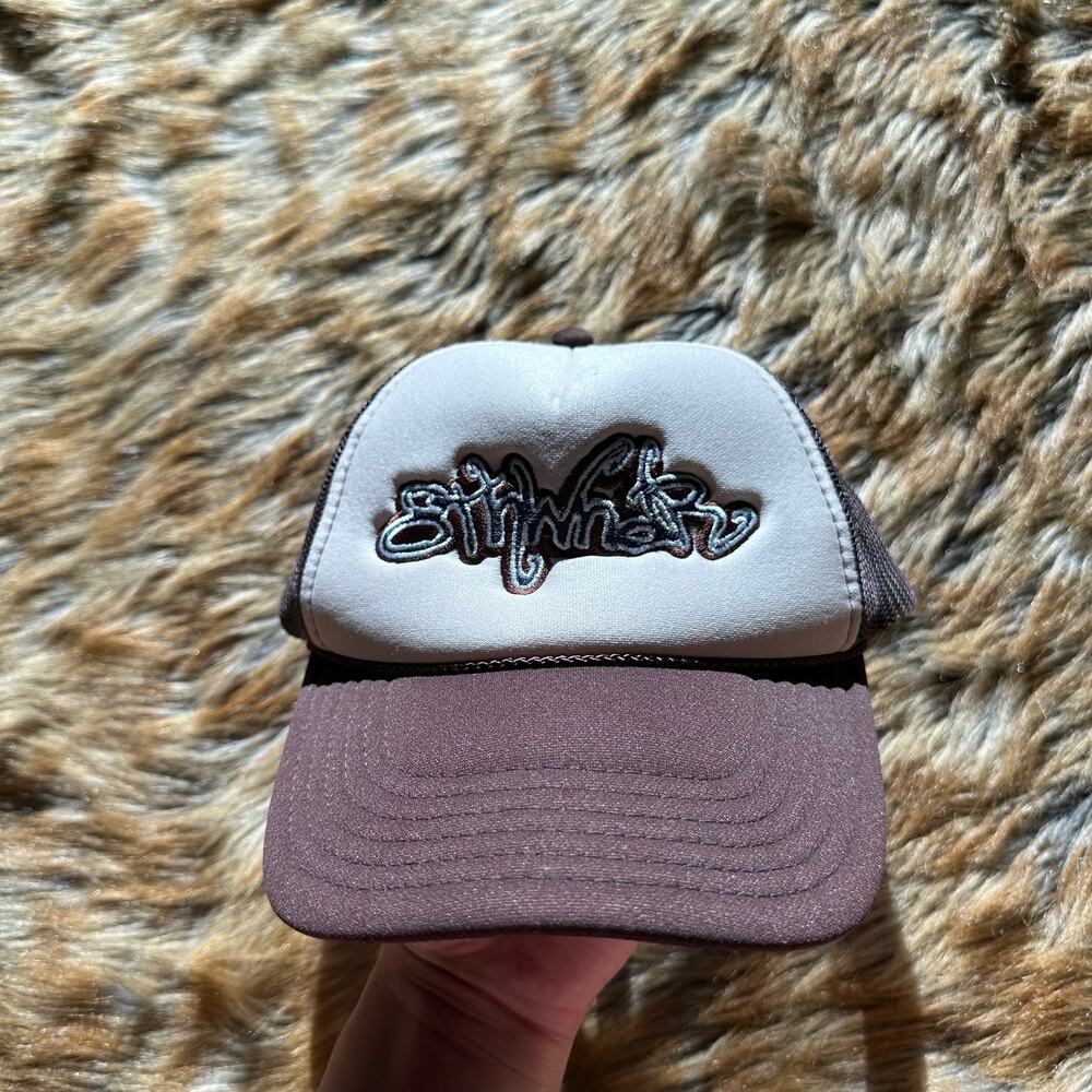 8thwndr Logo Brown/Cream Trucker Hat